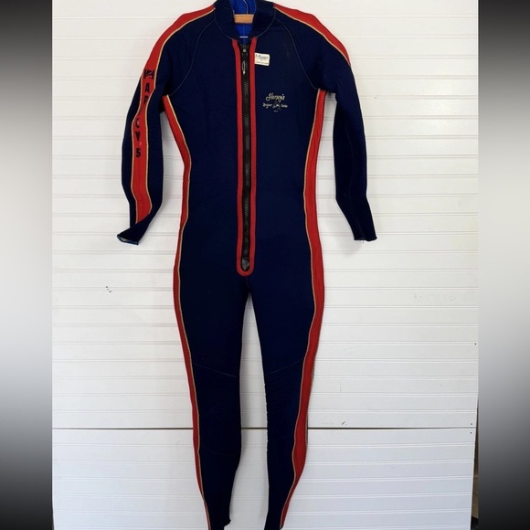 VINTAGE Harvey's Designer Series 7mil Long Wet / Diving Suit WARM USA M/L Short - Picture 1 of 16